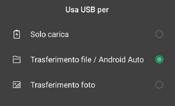 Trasferimento file Android