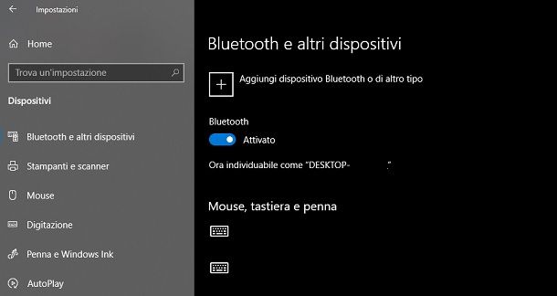 Come attivare il Bluetooth sul PC Windows