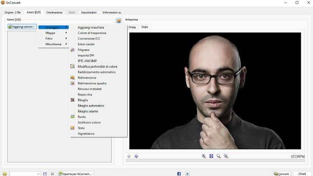 Programmi per fotoritocco gratis XnConvert