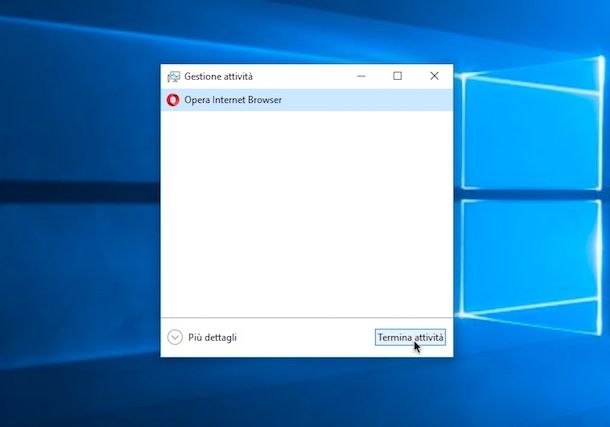 Come disinstallare programmi Windows 10