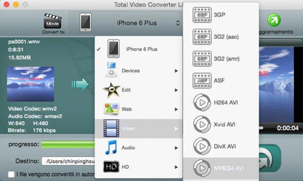 Come convertire video gratis