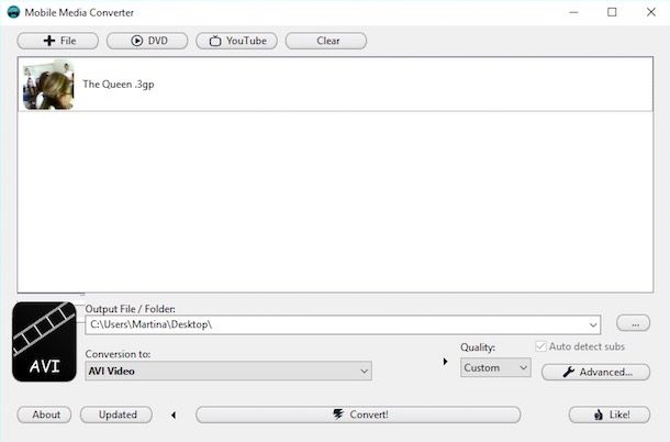 Come convertire video gratis