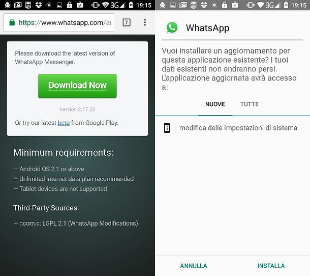 Come ripristinare backup WhatsApp