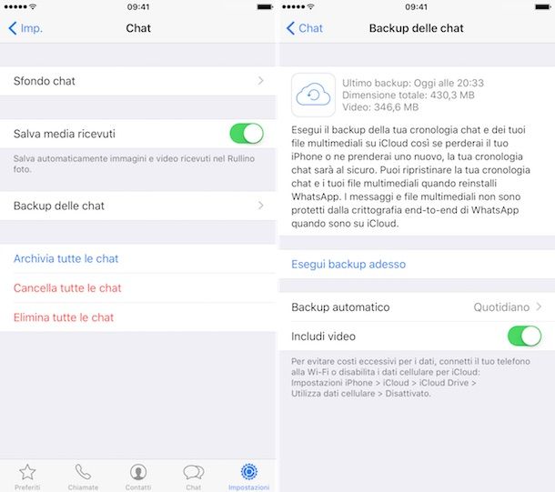 Come ripristinare backup WhatsApp