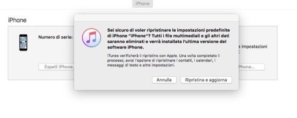 Come azzerare iPhone 4