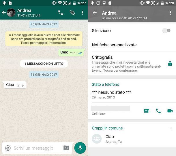 Online dating numeri WhatsApp