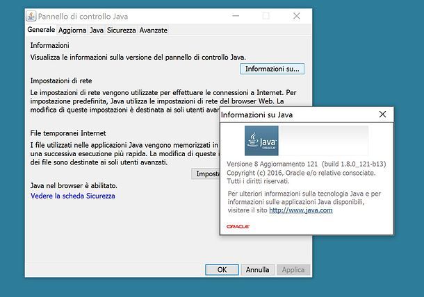 Come verificare versione Java