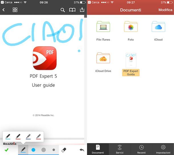 Come sovrascrivere su PDF