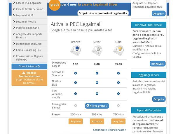 Come registrare PEC