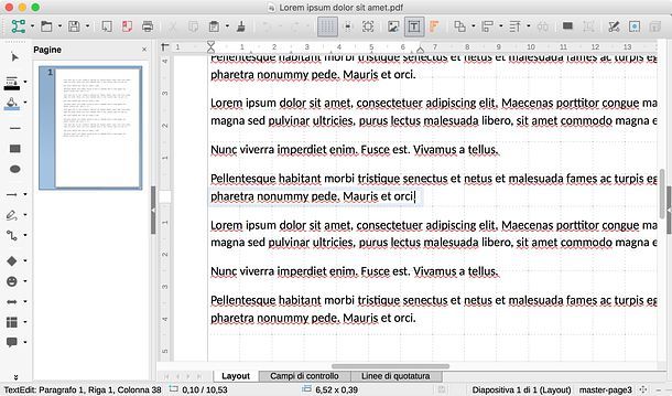 Come sovrascrivere su PDF