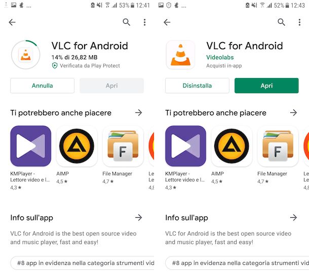 Installazione VLC Android