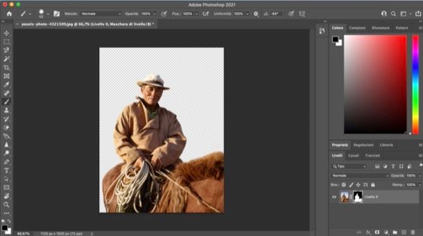 Scontornare su Photoshop