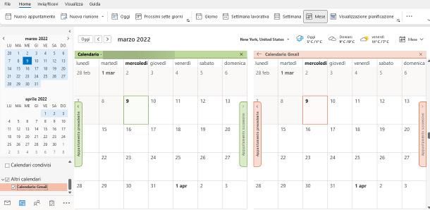 Come sincronizzare Google Calendar con Outlook 365