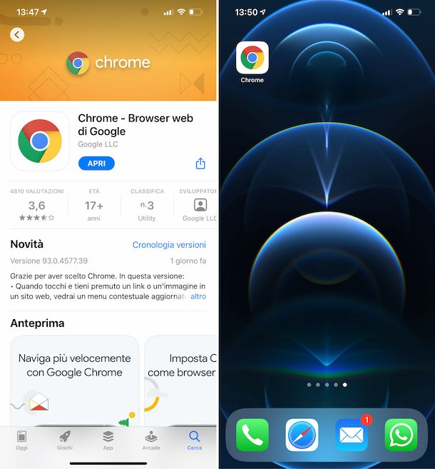 Chrome iOS