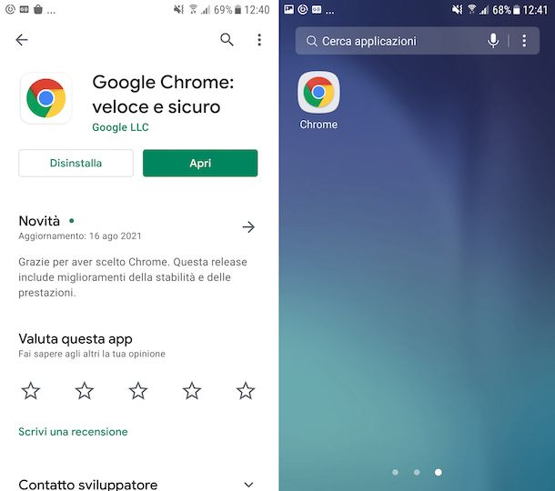 Google Chrome Android