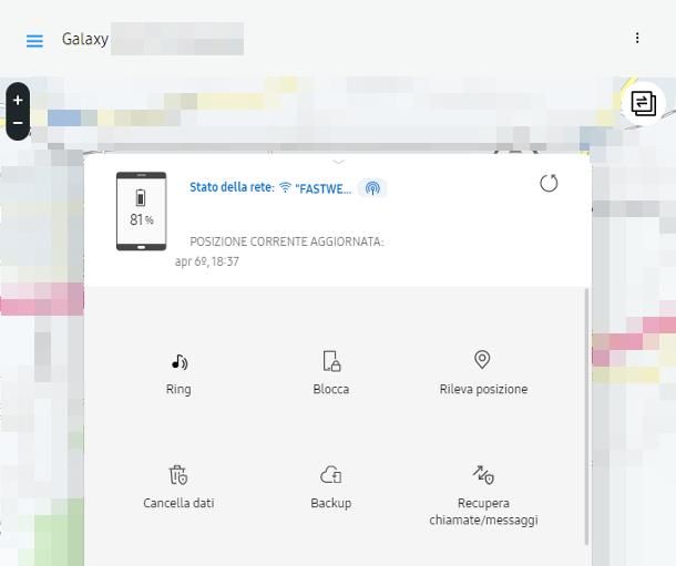 Come bloccare telefono rubato: Samsung