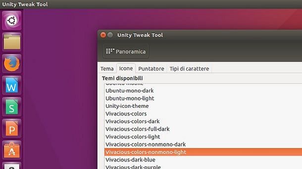 Tema icone Ubuntu