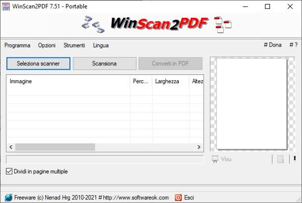 Come scannerizzare un documento in PDF