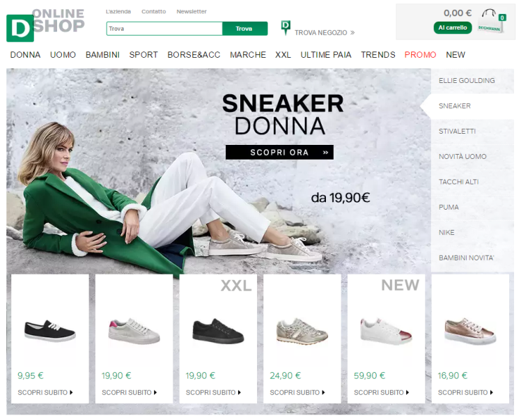 scarpe di marca on line