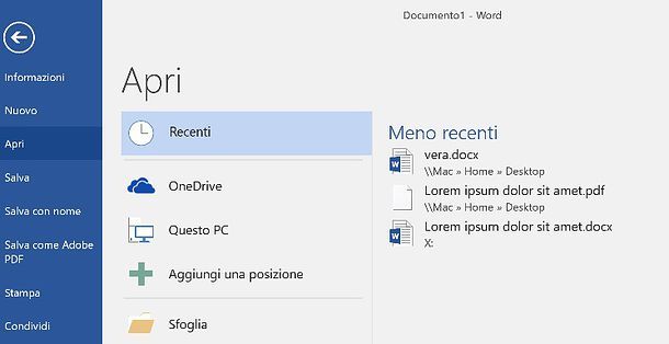 Come inserire PDF in Word