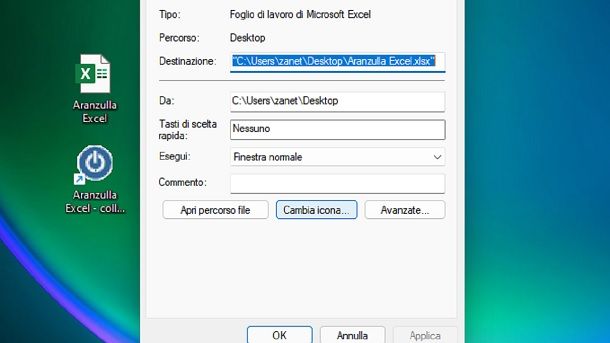 Icona cambiata Windows