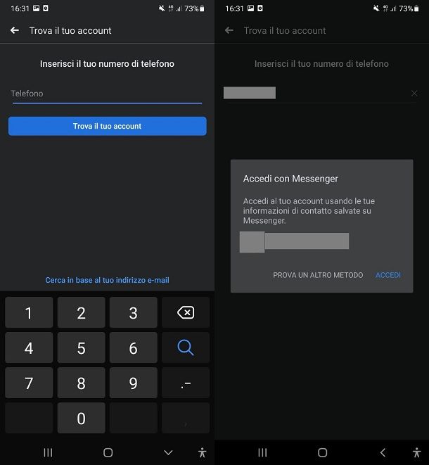 Come recuperare password email