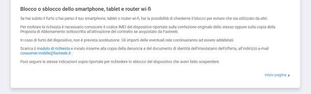 Cosa fare in caso di furto o smarrimento