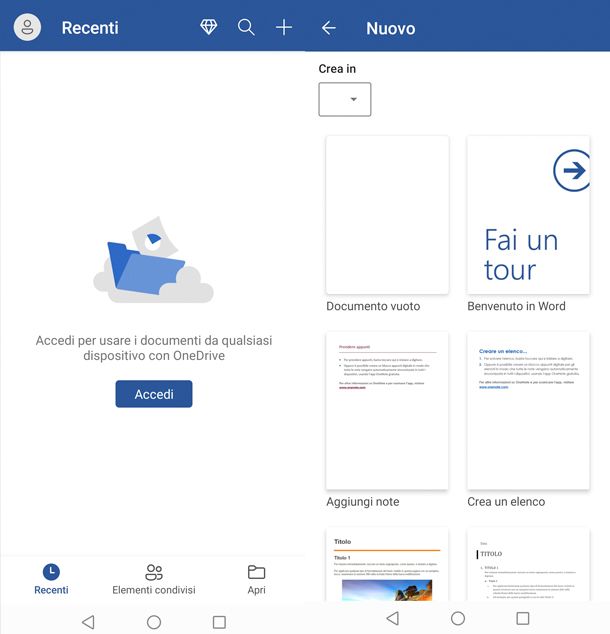 App per scrivere Microsoft Word