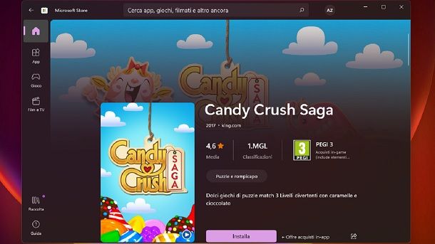 Come aggiornare Candy Crush Saga su PC