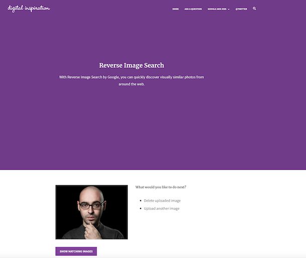 Reverse Image Search