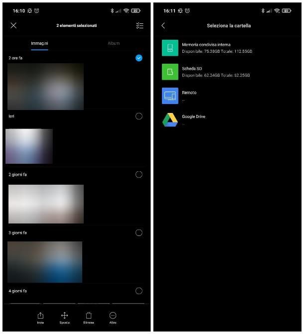 Come spostare foto su SD: Xiaomi
