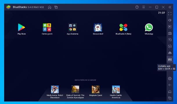 Come aprire file APK su PC Windows