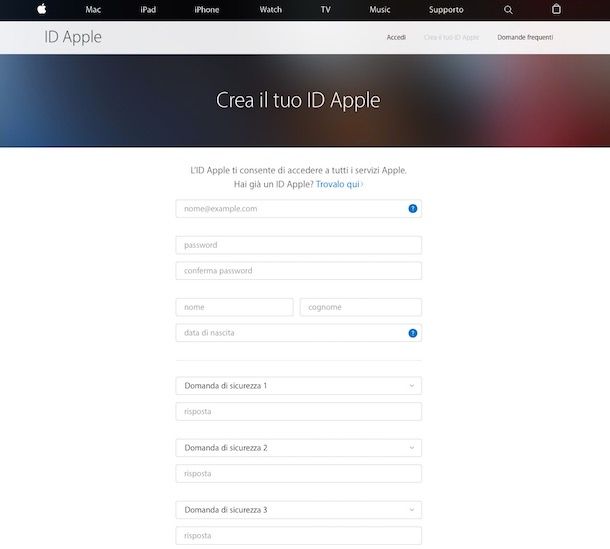 Come accedere iCloud