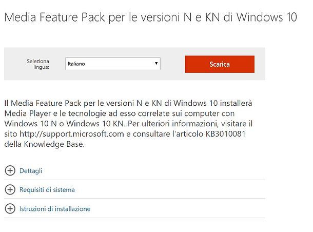 Come scaricare Windows Media Player