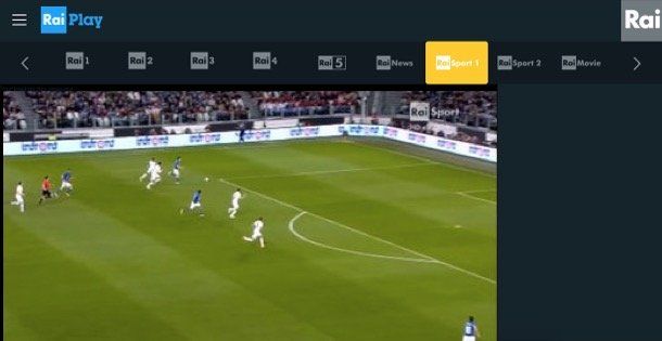 Streaming TV calcio