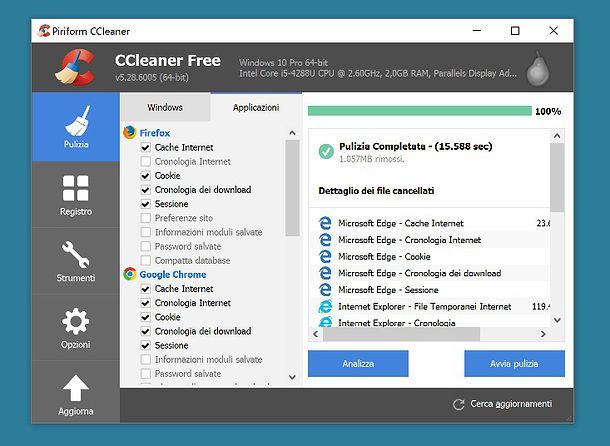 ccleaner free download italiano piriform