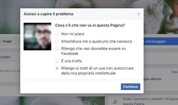 Come verificare pagina Facebook