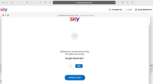 Chattare con Sky 