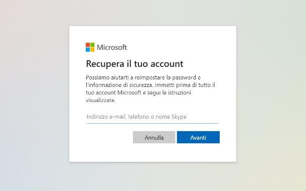 Come recuperare la password di Hotmail