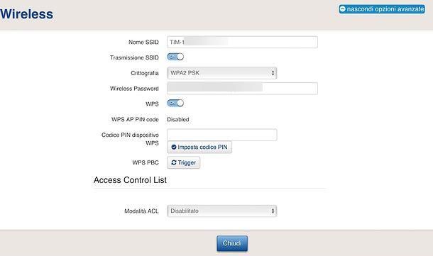 Come configurare modem TIM