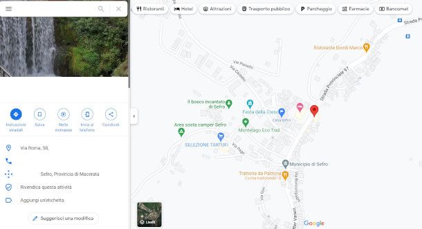 funzione rivendica attività esistente su Google Maps