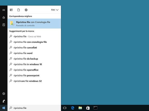 Cronologia File Windows 10