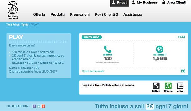 Passa a Tre da Wind