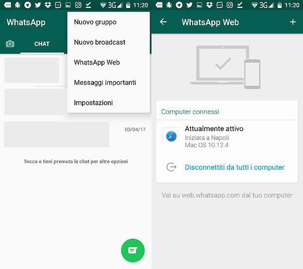 WhatsApp Web/Desktop