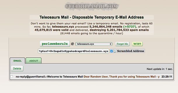 Email temporanea