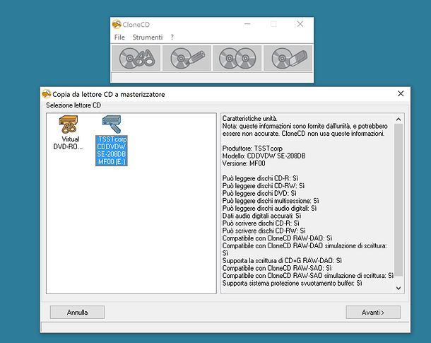 Come clonare CD