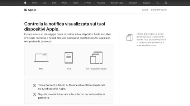 Come riabilitare ID Apple