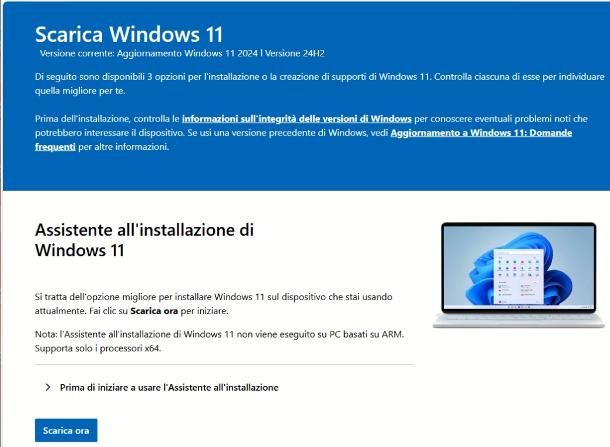 Come aggiornare Windows 10 a Windows 11 gratis