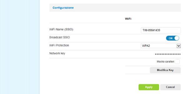 Come configurare router Alice