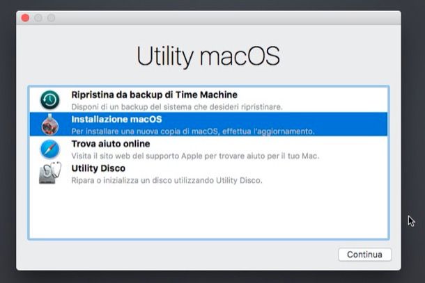 Come aggiornare Mac